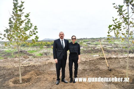 İlham Əliyev və Mehriban Əliyevanın Füzuli səfərindən geniş reportaj - VİDEO
