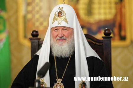 Patriarx Kirill İlham Əliyevi təbrik etdi