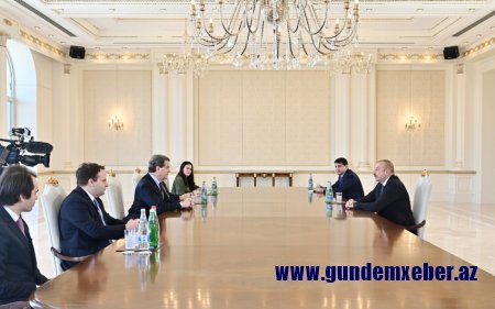 Prezident İlham Əliyev Amerika Yəhudi Komitəsinin icraçı direktorunu qəbul edib