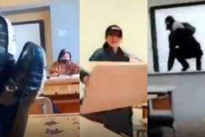 Azərbaycanda məktəbdə biabırçılıq: Şagirdlər müəllimin “başına çıxır”
