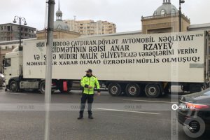 Bakının ən böyük prospektini TIR-lar niyə bağladı?