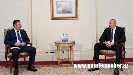 Azərbaycan və Qırğızıstan prezidentlərinin təkbətək görüşü oldu (YENİLƏNİB)