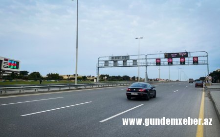 57 Bakı yollarındakı son vəziyyət açıqlanıb