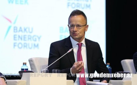Peter Siyarto: “Macarıstan Xəzər qazında maraqlıdır”