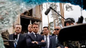 Almaniya, İtaliya, Rumıniya və Fransa liderləri Zelenski ilə görüşüb