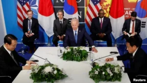 ABŞ, Yaponiya və Cənubi Koreya liderləri Şimali Koreyanın təcavüzündən narahatdır