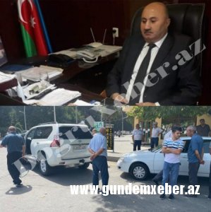 "Bələdiyyə sədri avtomobili ilə qəza törətdi və qanundan yayındı" - İDDİA