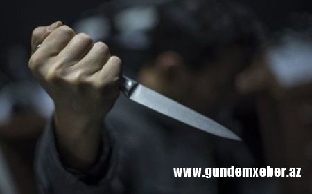 Bakıda kişi ilə qadın bir-birini bıçaqlayıblar, qadının gözü çıxıb