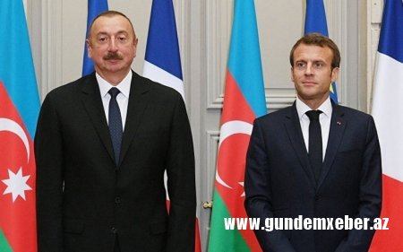 Emmanuel Makron Prezident İlham Əliyevə zəng edib