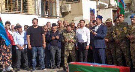 Bakıda vəfat etmiş Vətən müharibəsi qazisi ilə vida mərasimi keçirilib