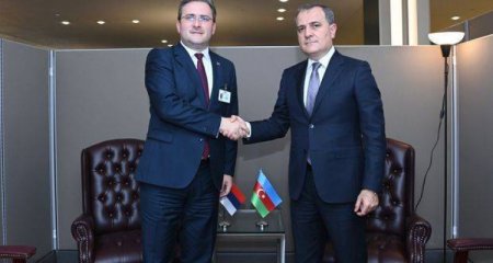 Azərbaycan və Serbiya rəsmiləri regional təhlükəsizliyi müzakirə ediblər - Foto