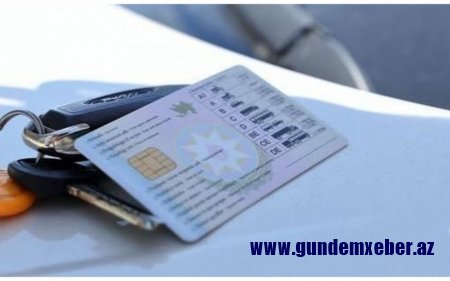 Azərbaycanda sürücülük vəsiqəsindəki məlumatlar avtomatik elektron informasiya sisteminə ötürüləcək