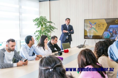 Bakı Limanında media nümayəndələri üçün növbəti sahəvi jurnalistika təlimi keçirilib -FOTOLAR