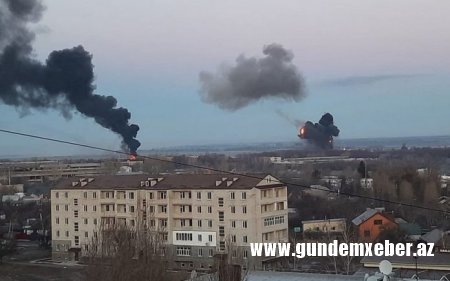 Rusiya bütün Ukrayna ərazisində mülki infrasturktura raket zərbələri endirib