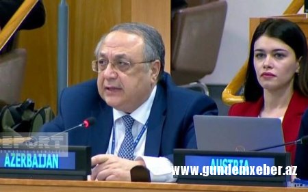 Azərbaycanın BMT-dəki daimi nümayəndəsi Ermənistanın təxribatına cavab verib