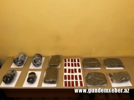 İrandan Azərbaycana narkotik keçirilməsinin qarşısı alınıb - FOTO