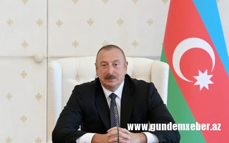 Azərbaycan Prezidenti: "Hazırda 500 meqavatlıq günəş enerjisi stansiyasının tikilməsinə dair danışıqlar aparırıq"