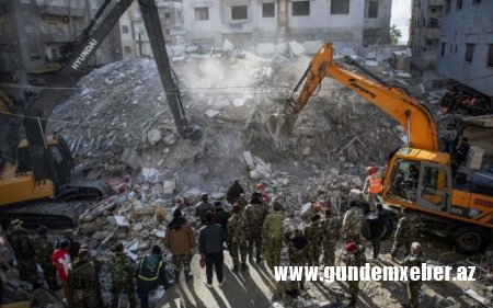 Suriyada zəlzələdə ölənlərin sayı 3 mini keçib
