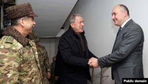 Azərbaycan, Türkiyə və Gürcüstanın müdafiə nazirləri görüşüb