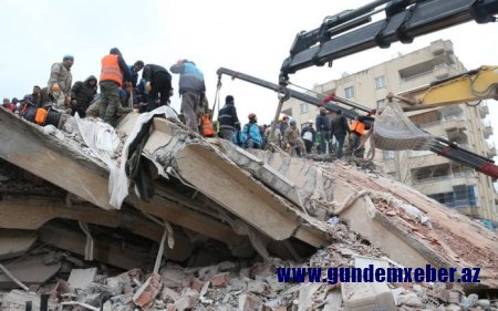 Türkiyədə zəlzələdə dağılan binaları tikən 317 nəfər həbs olunub