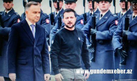 Zelenski "geniş danışıqlar" üçün Polşaya səfər edib