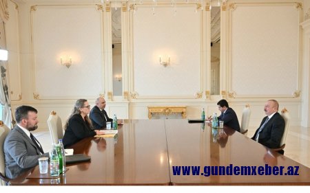 Prezident İlham Əliyev ABŞ Dövlət katibinin köməkçisinin müavinini qəbul edib