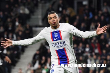 Mbappe Fransada əsrin rekordunu təkrarladı