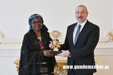 İlham Əliyev Beynəlxalq Mülki Müdafiə Təşkilatının Baş katibini qəbul edib