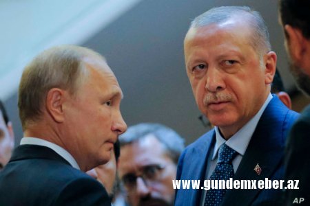 Putinlə Ərdoğan arasında telefon danışığı olub