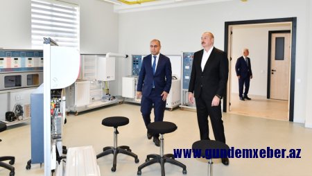 Prezident Cəlilabad Dövlət Peşə Təhsil Mərkəzinin açılışında iştirak edib