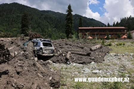 Gürcüstanda təbii fəlakət nəticəsində ölənlərin sayı 20-yə çatıb