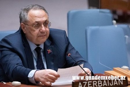 Azərbaycanın BMT-dəki daimi nümayəndəsi: “Ermənistanın hərəkətləri siyasi ikiüzlülükdən başqa bir şey deyil”