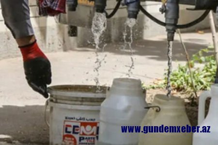Təbrizdə su qıtlığı davam edir - VİDEO