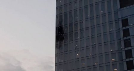 Ukrayna dronu Putinin gizli maliyyə imperiyası ilə əlaqəli göydələni vurub...