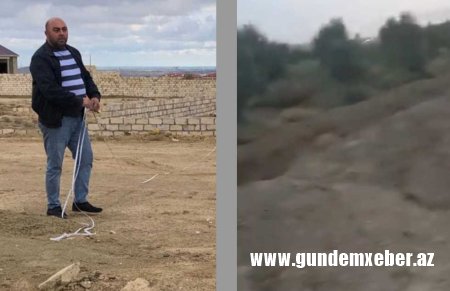Ekologiya və Təbii Sərvətlər Nazirliyi susur, işbaz Akif Axundov isə Qaradağ Rayon Polis İdarəsinin adından çıxış edir  -FOTO/VİDEO