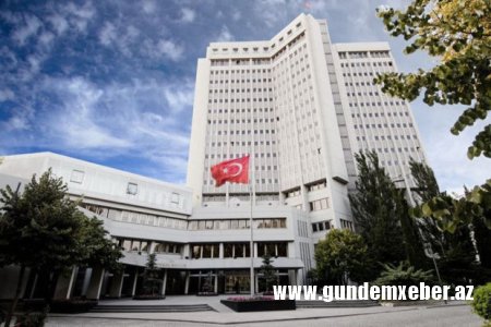 Türkiyə XİN: Avropa Parlamentinin hesabatı qərəzlidir