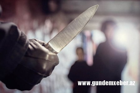 Masazırdakı məcburi köçkün şəhərciyində iki nəfər bıçaqlanıb