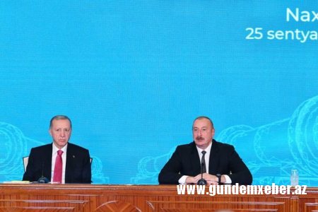İlham Əliyev və Rəcəb Tayyib Ərdoğan mətbuata bəyanatlarla çıxış ediblər - YENİLƏNİB