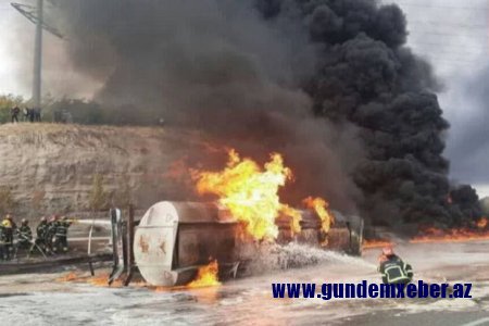 Təbrizdə yanacaq tankerinin iştirakı ilə qorxunc qəza: Ölən və yaralananlar var