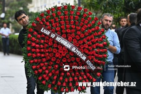 Prezident və Birinci vitse-prezident Xoşbəxt Yusifzadənin vida mərasiminə əklil göndəriblər