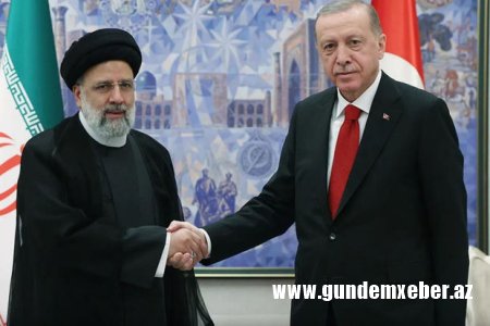 Ərdoğan və Rəisi Yaxın Şərqdə yaşanan son hadisələri müzakirə edib