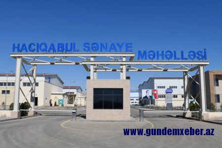 Rusiya investoru Hacıqabul Sənaye Məhəlləsinə 18 milyon manatdan çox vəsait yatırıb