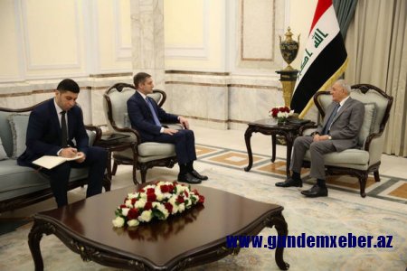İraq prezidenti Azərbaycan səfirini qəbul edib