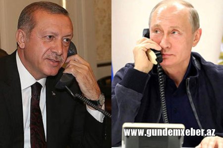 Putin Ərdoğana təşəkkür etdi