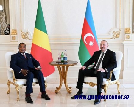 Azərbaycan və Konqo prezidentlərinin təkbətək görüşü başlayıb
