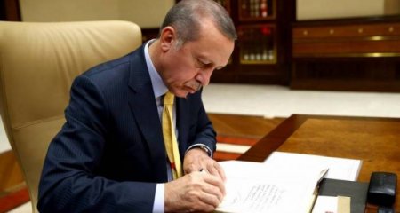 Ərdoğan "Azərbaycan, Türkiyə və Türkmənistan arasında ticari-iqtisadi əməkdaşlıq haqqında" hökumətlərarası sazişi təsdiqləyib