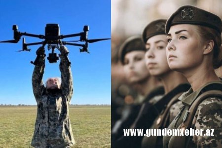 Ukraynada bir ilk: Qadınlardan ibarət PUA bölməsi yaradılacaq