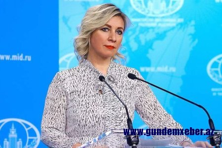 Zaxarova: “Ukraynalıların gələcəyi Qərbi qətiyyən maraqlandırmır”