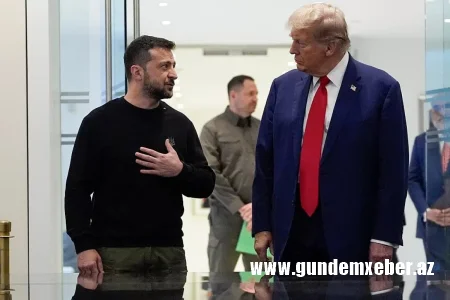 Zelenski Trampın təklifini qəbul etdi