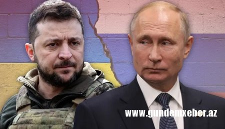 Zelenski Putindən danışdı: "Onun arxasınca dünyanın müxtəlif yerlərinə qaça bilmərik"